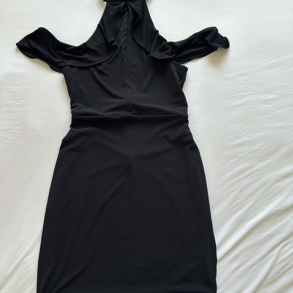 Elegant Black Off-Shoulder Dress